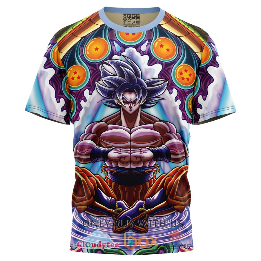 ultra instinct goku anime dragon ball super t shirt 1 17306