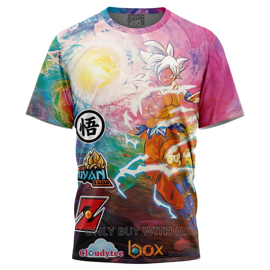 ultra instinct goku anime dragon ball z t shirt 1 42002