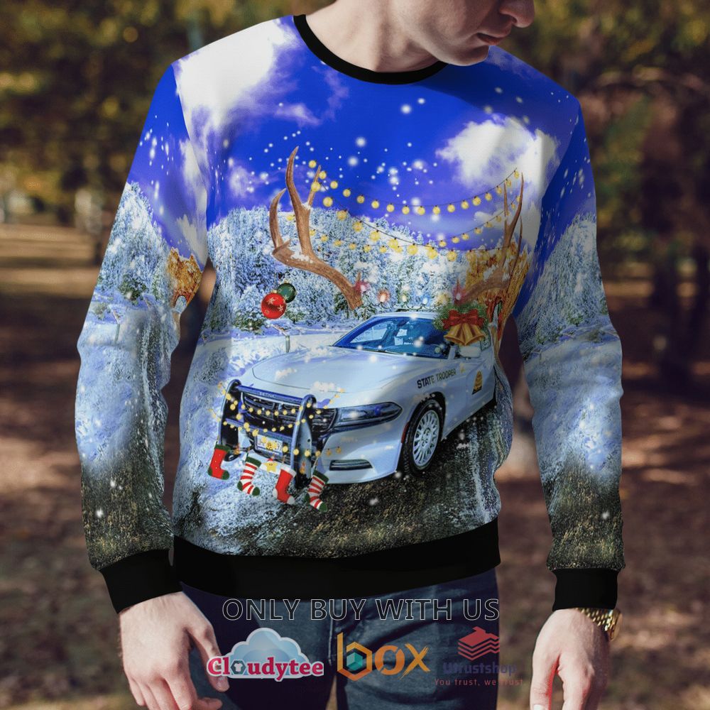 utah highway patrol christmas sweater 2 93701
