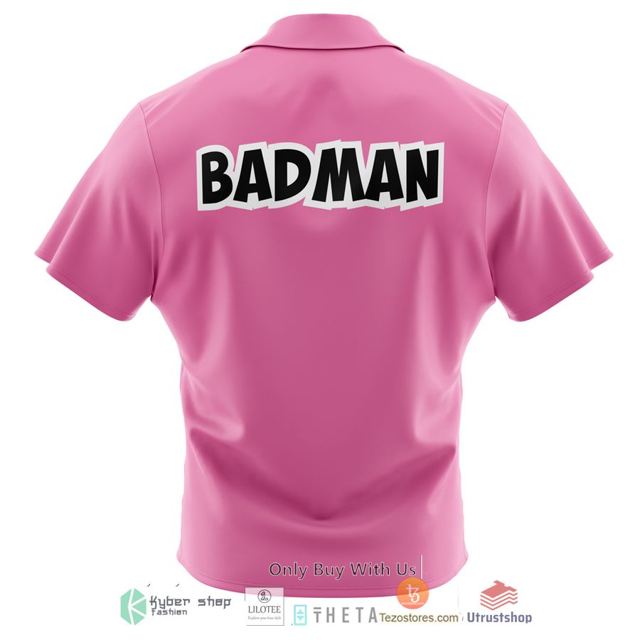 vegeta badman pink dragon ball z short sleeve hawaiian shirt 2 40272