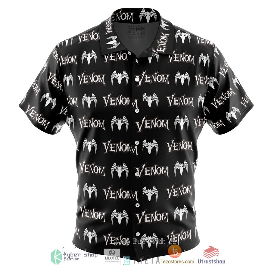venom marvel short sleeve hawaiian shirt 1 77309