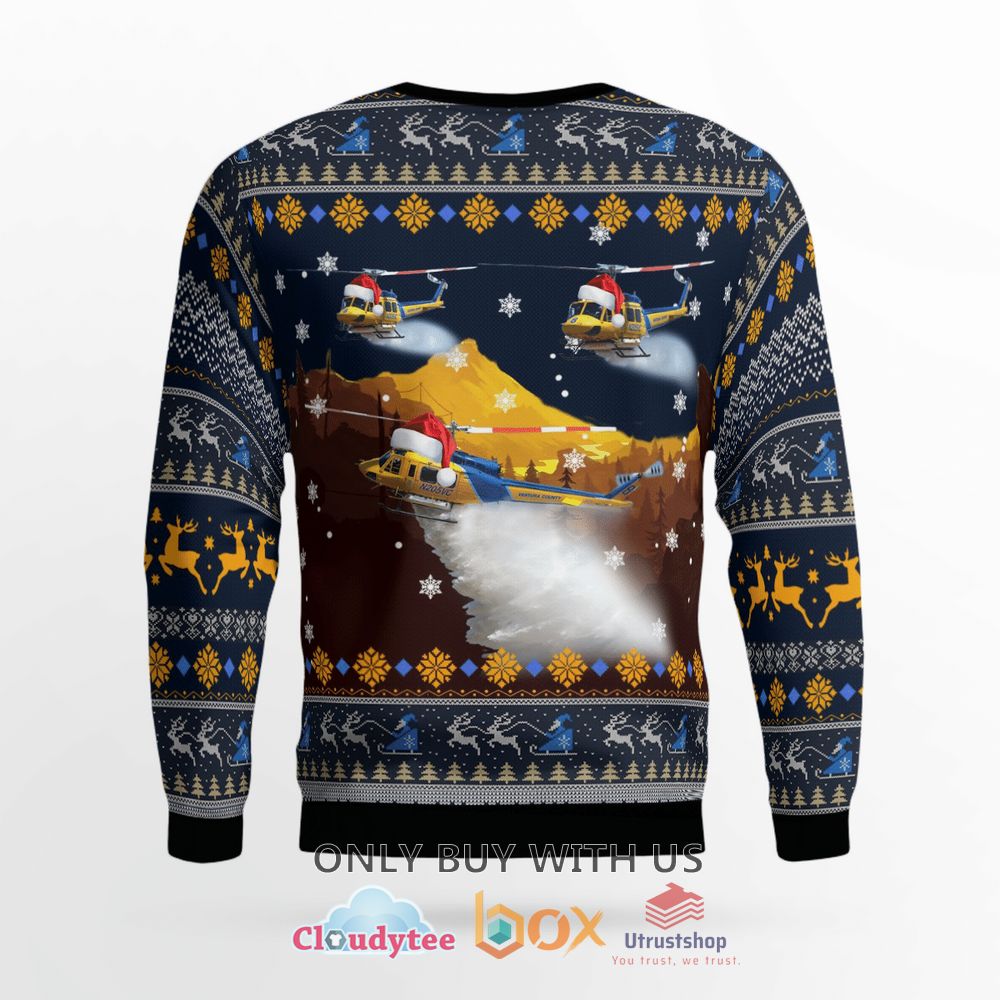 ventura county sheriff fire support bell 205a 1 christmas sweater 2 6407