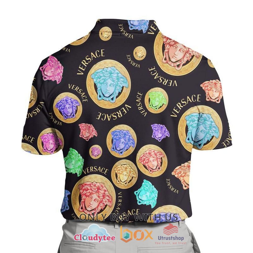 versace medusa color polo shirt 2 75061