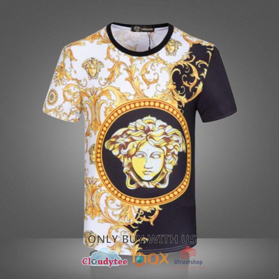 versace medusa yellow black 3d t shirt 1 38734