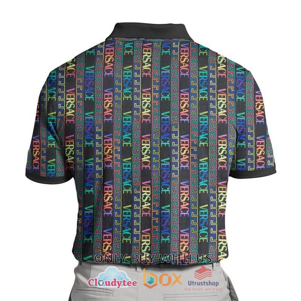 versace multicolor pattern polo shirt 2 64682