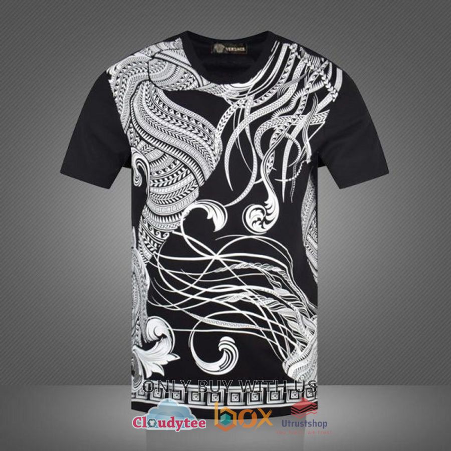 versace pattern black white 3d t shirt 1 35302