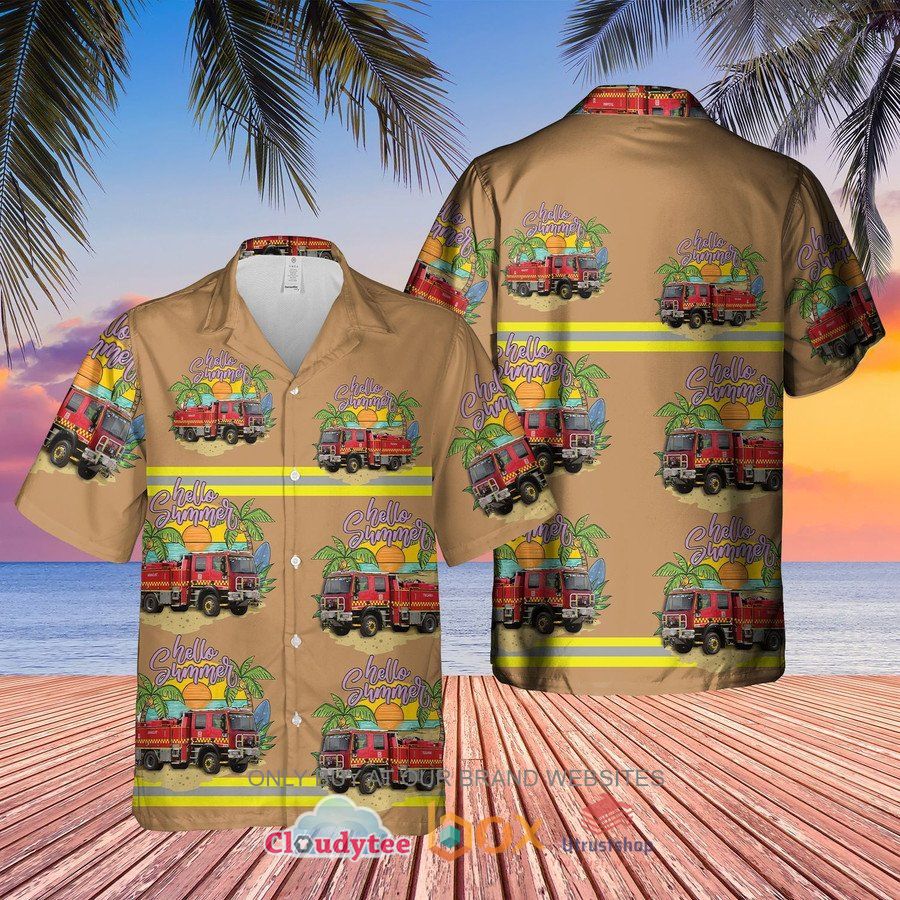 victoria fire service truck pattern hawaiian shirt 1 41846