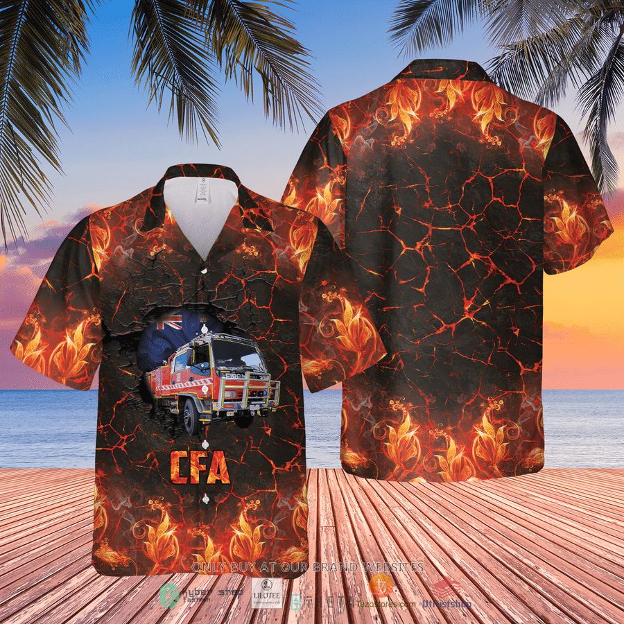 victoria fire service truck short sleeve hawaiian shirt 1 72592