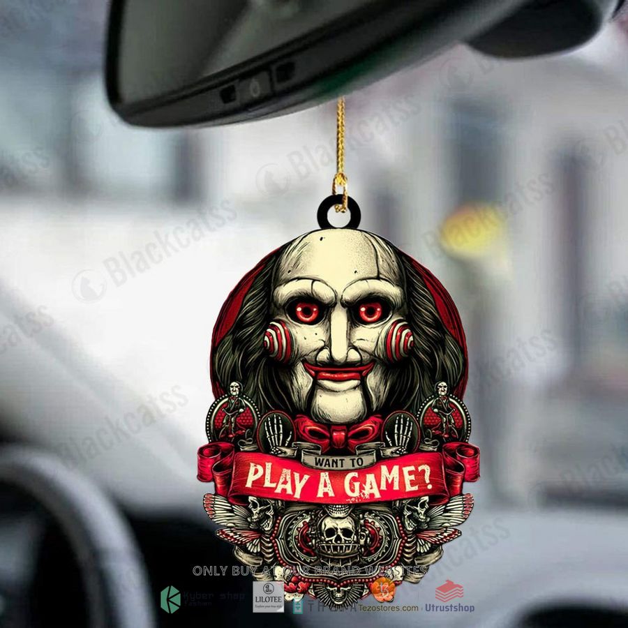 want to play a game car hanging ornament 2 8590