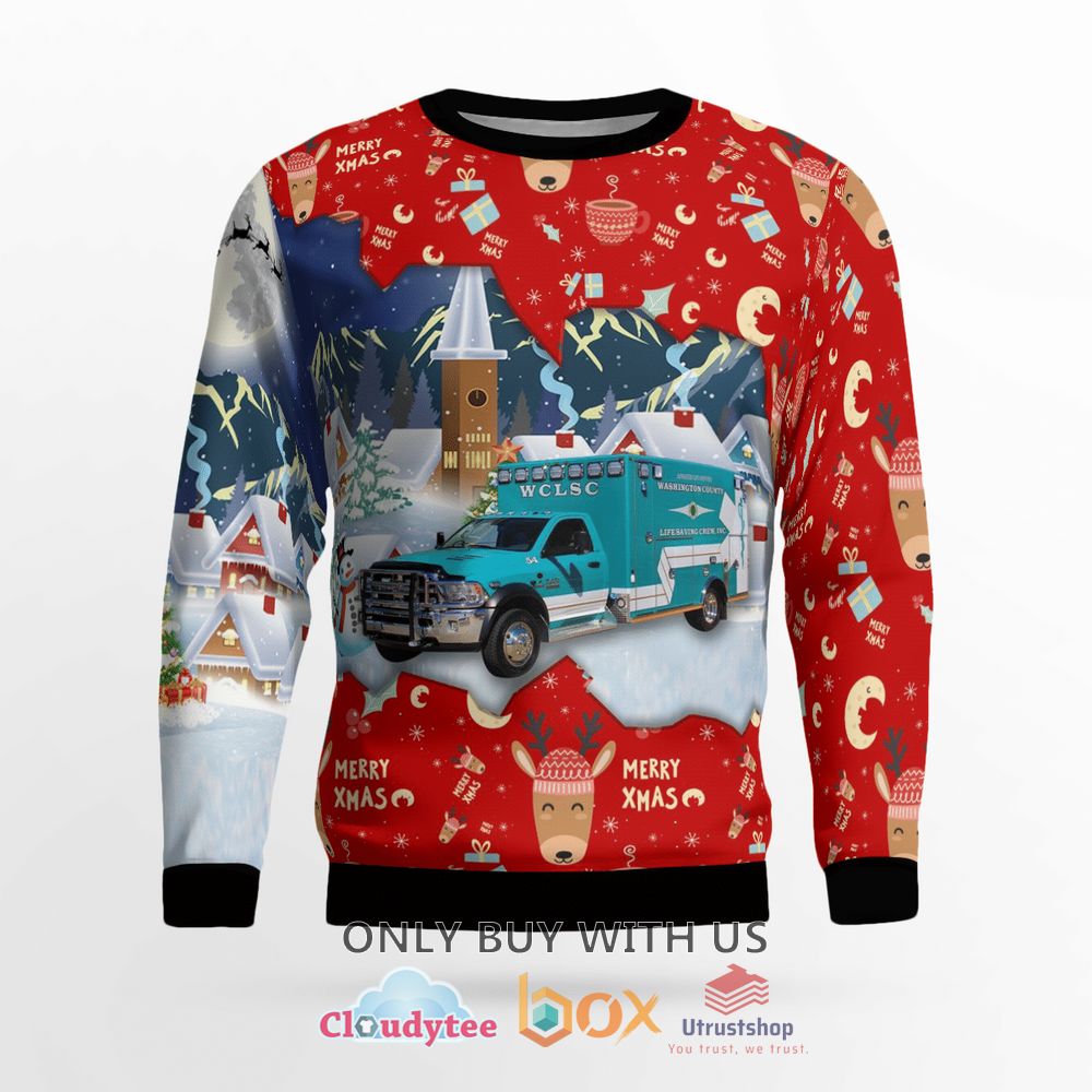 washington county life saving crew christmas sweater 2 3993