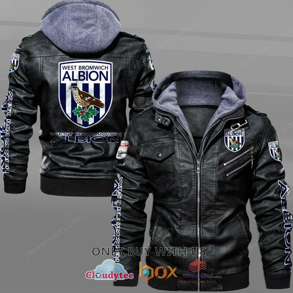 west bromwich albion football club leather jacket 1 58769