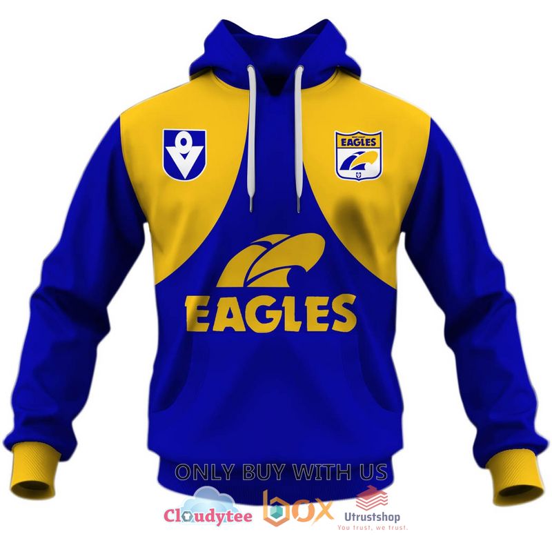 west coast eagles football club personalized pattern 3d hoodie shirt 1 40827