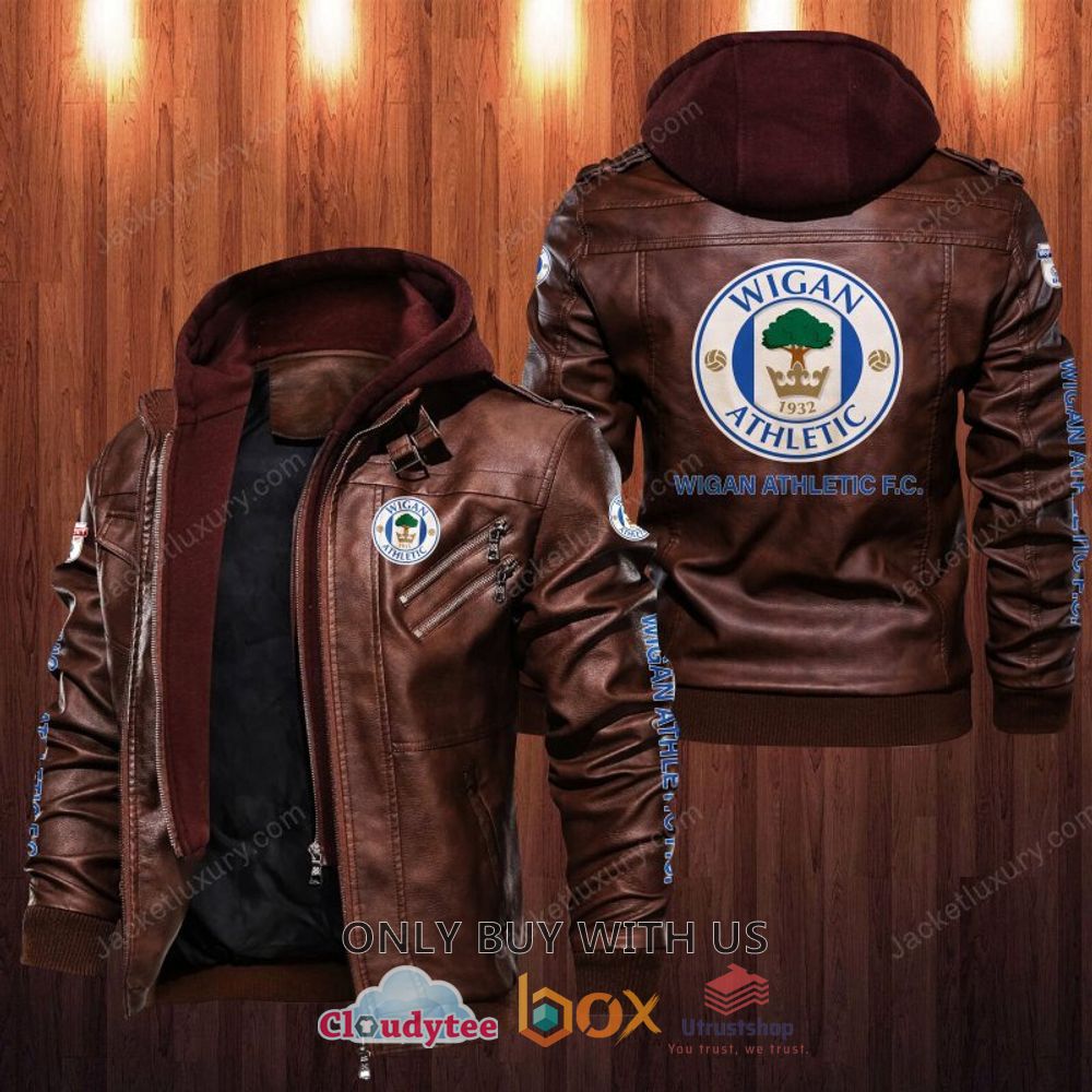 wigan athletic leather jacket 2 19872