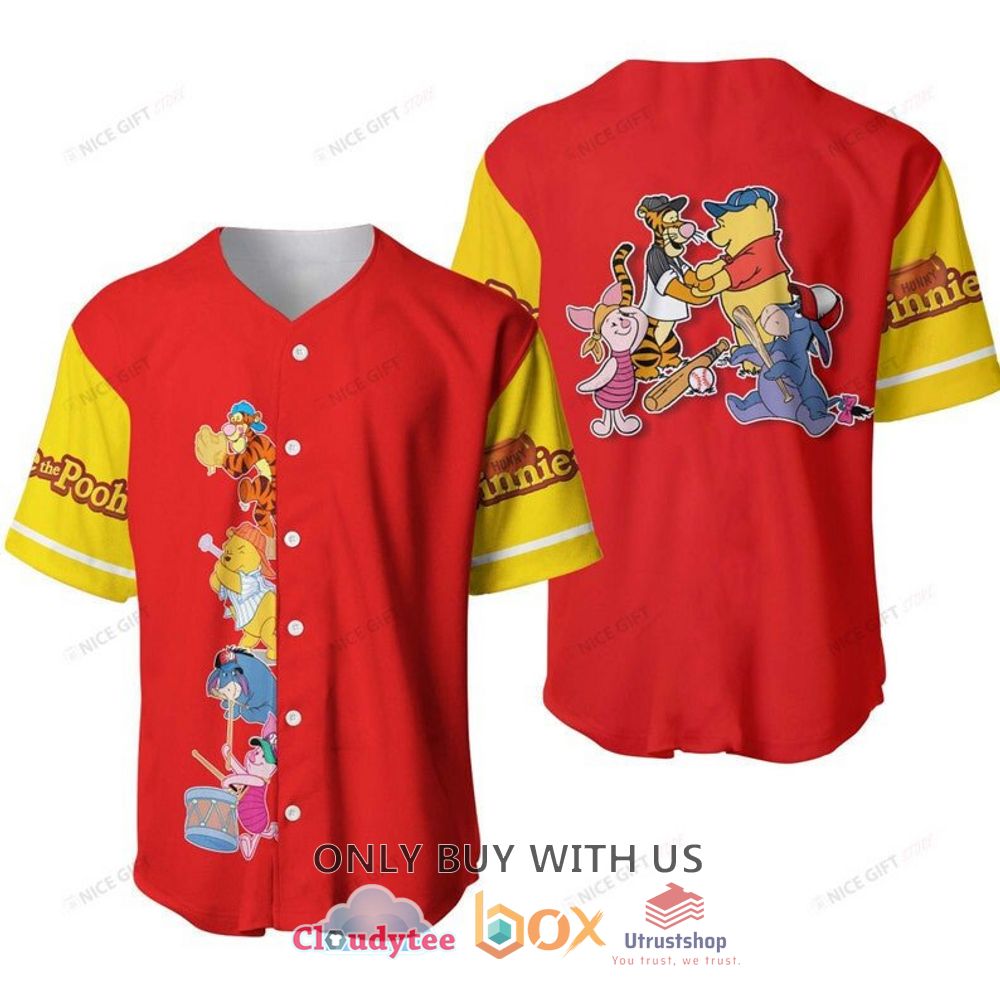 winnie the pooh cartoon baseball jersey shirt 1 50738