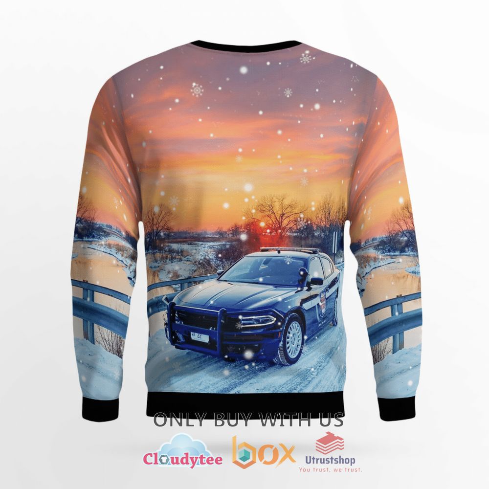 wisconsin state patrol christmas sweater 2 69091