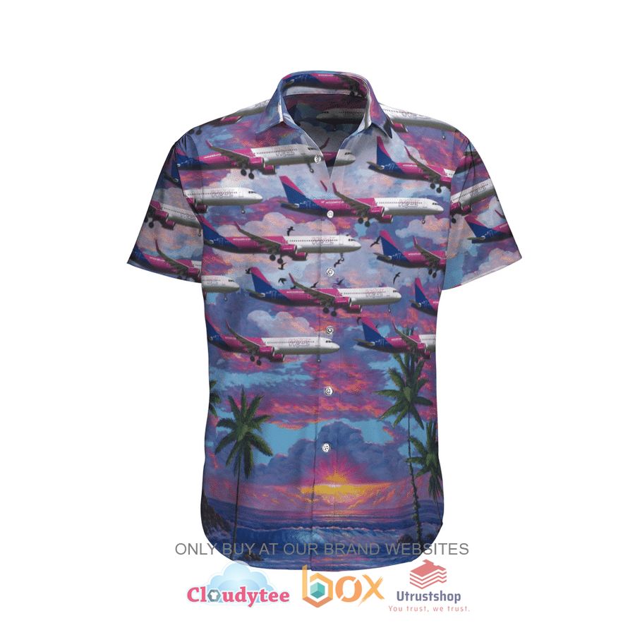 wizz air hungary airbus a321 271nx hawaiian shirt 1 13538