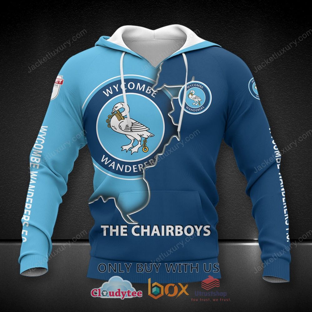 wycombe wanderers f c the chairboys 3d shirt hoodie 2 85350