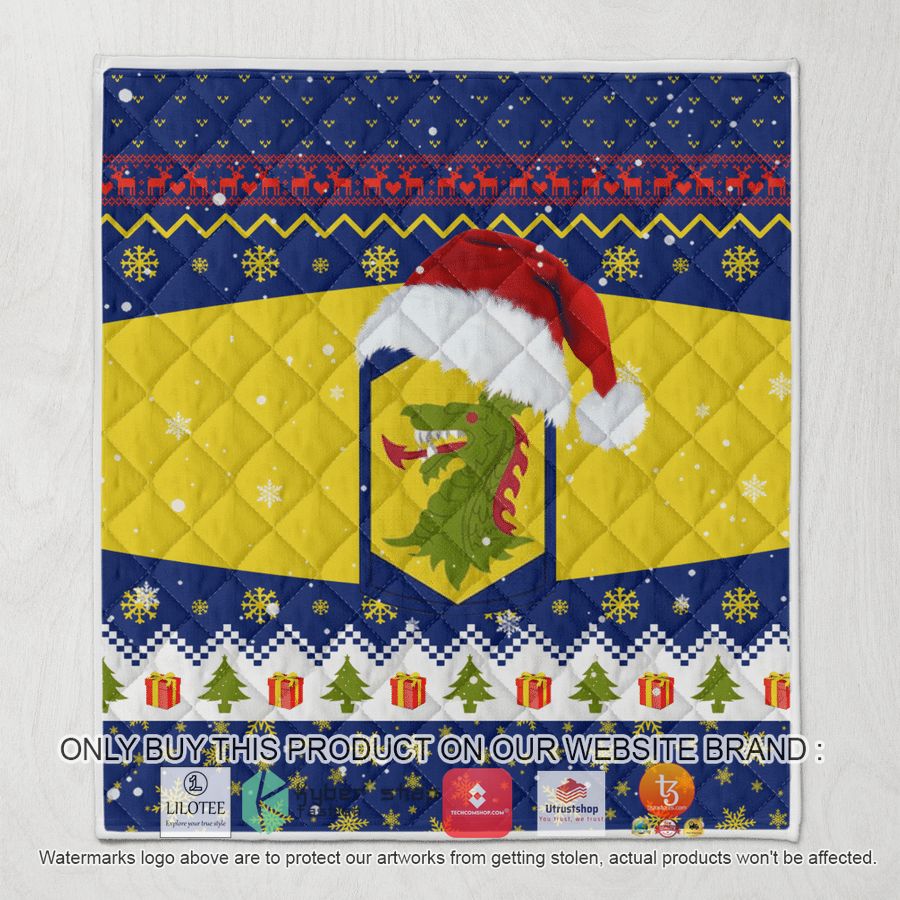404th maneuver enhancement brigade of illinois army national guard christmas quilt blanket 2 8509