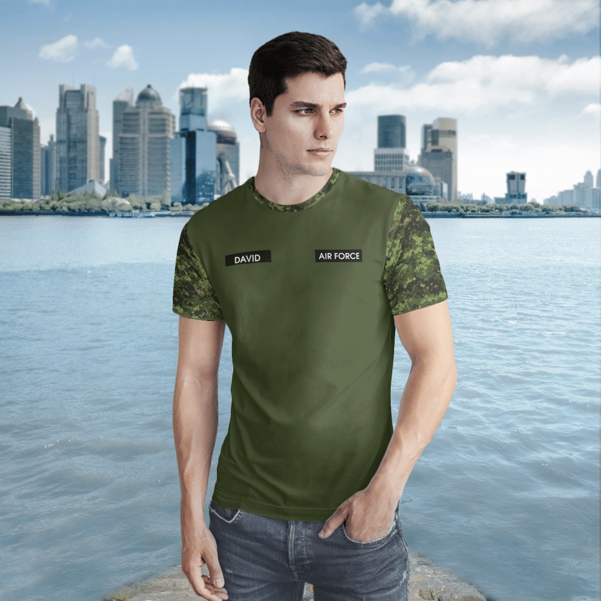 Personalized RCAF Bell CH 146 Griffon 3D T Shirt 1