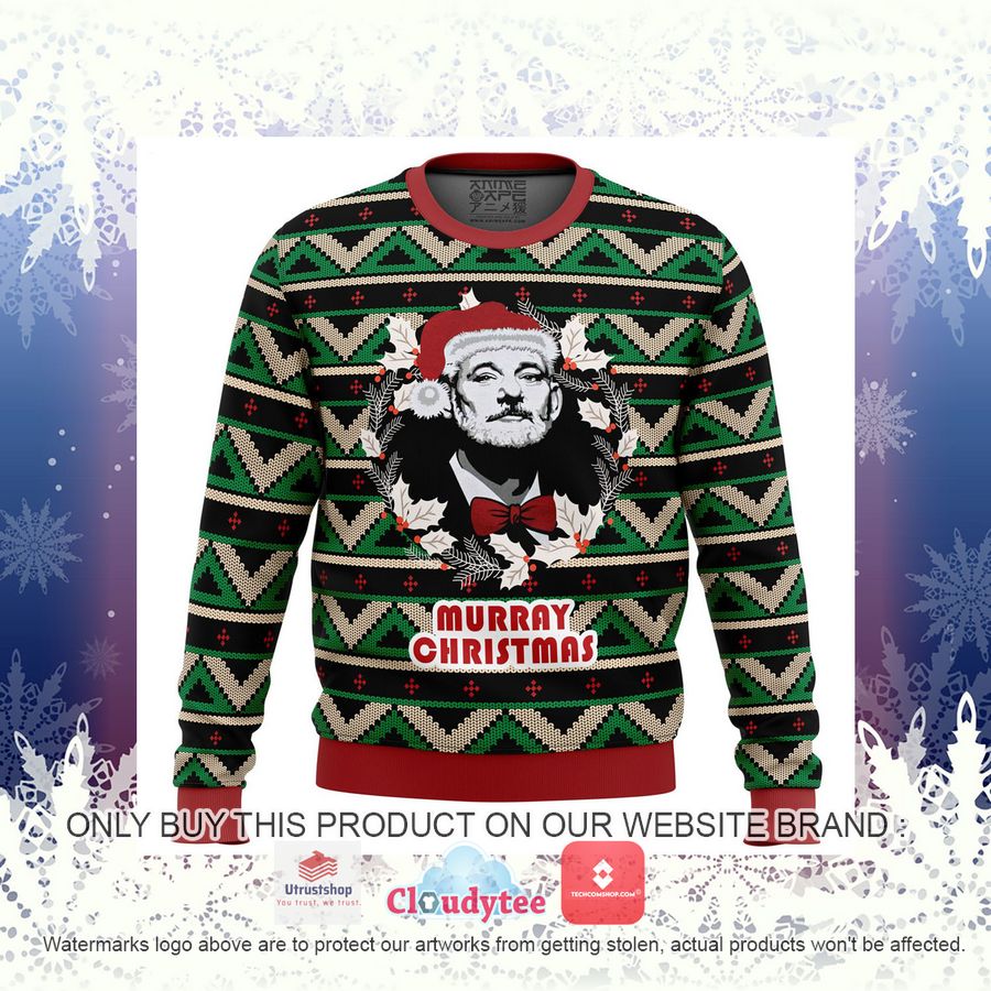a very murray christmas ugly christmas sweater 1 7716