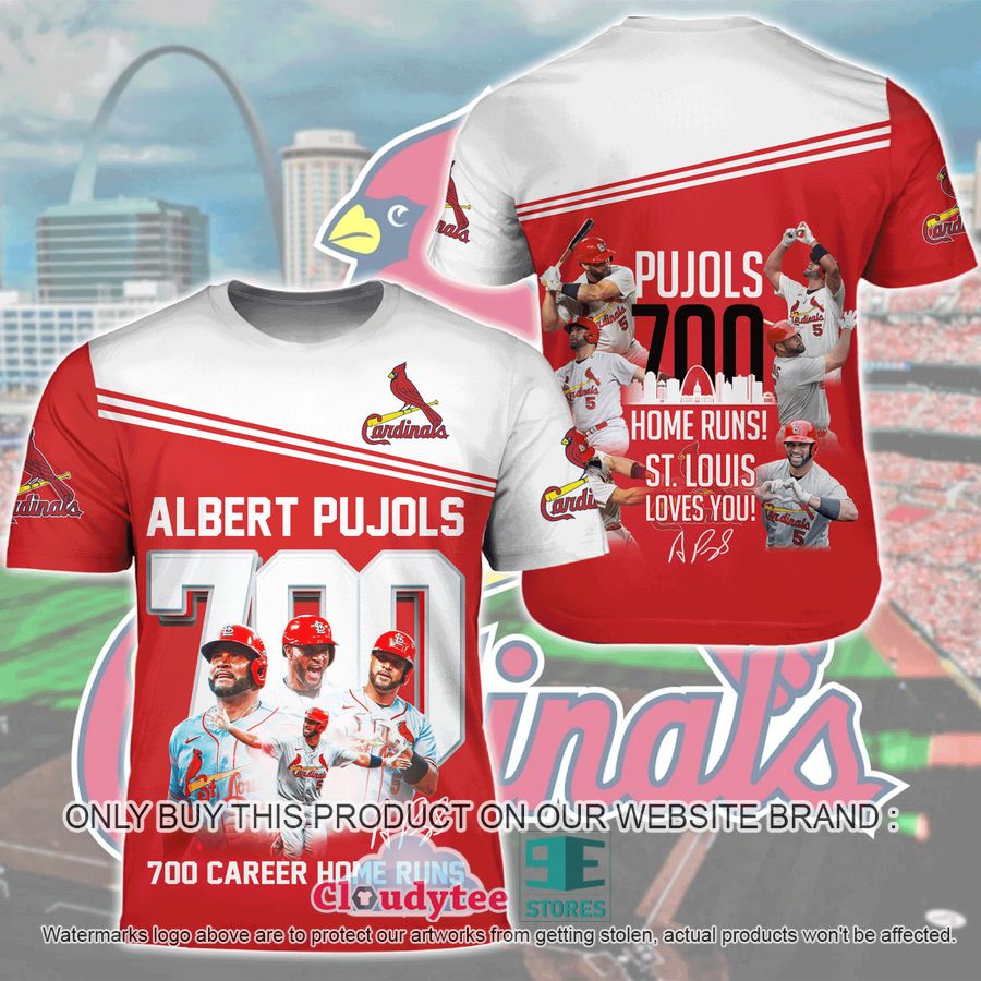 albert pujols st louis cardinals 700 career home runs 3d shirt hoodie 3 44268