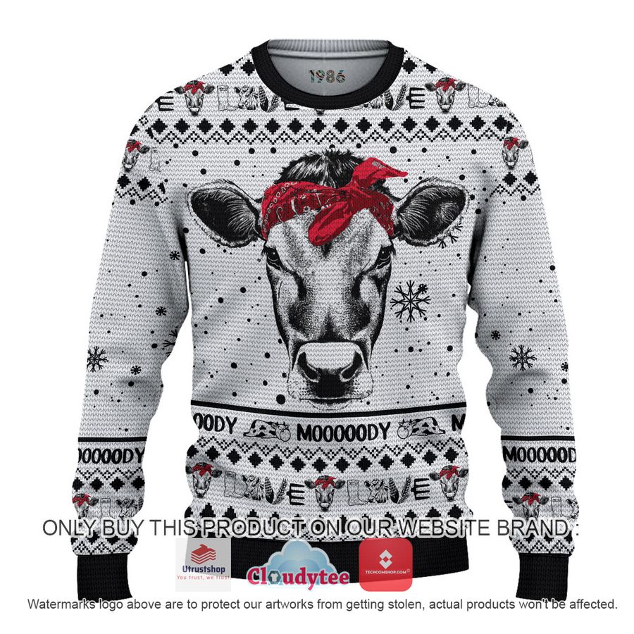 amazing cow flowers christmas all over printed shirt hoodie 1 17478