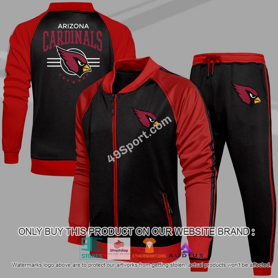 arizona cardinals nfl casual tracksuit jacket long pants 1 3782