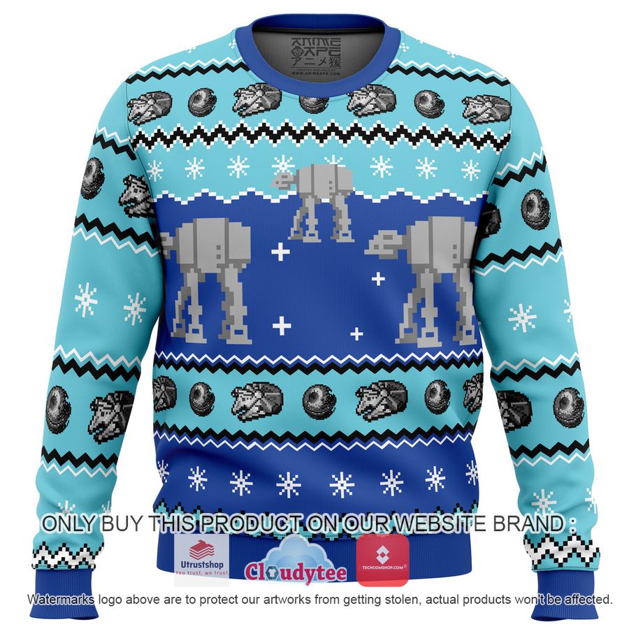at at walker ugly christmas sweater 2 27872