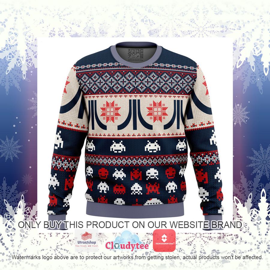 atari classic ugly christmas sweater 1 93876