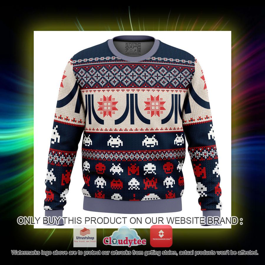 atari classic ugly christmas sweater 3 36856