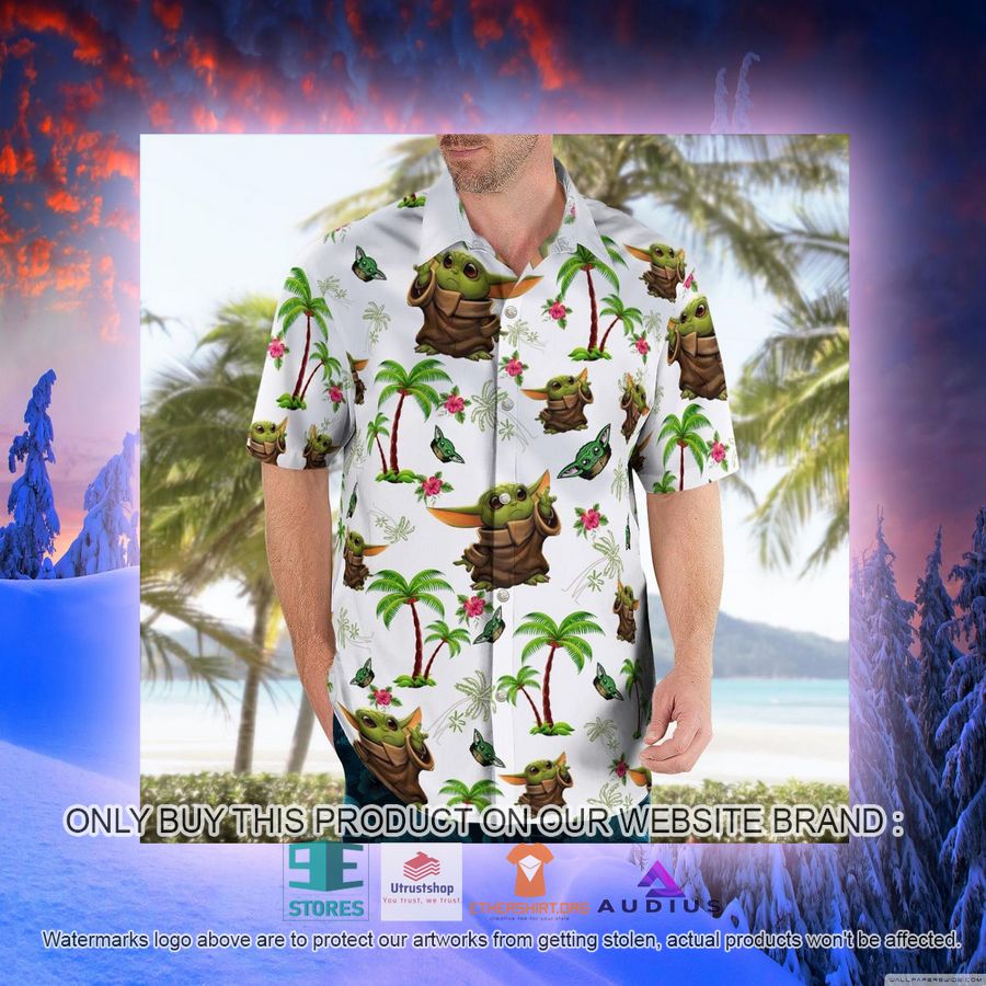 baby yoda tropical pattern hawaii shirt shorts 10 97057