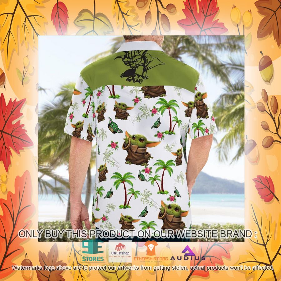 baby yoda tropical pattern hawaii shirt shorts 21 38275