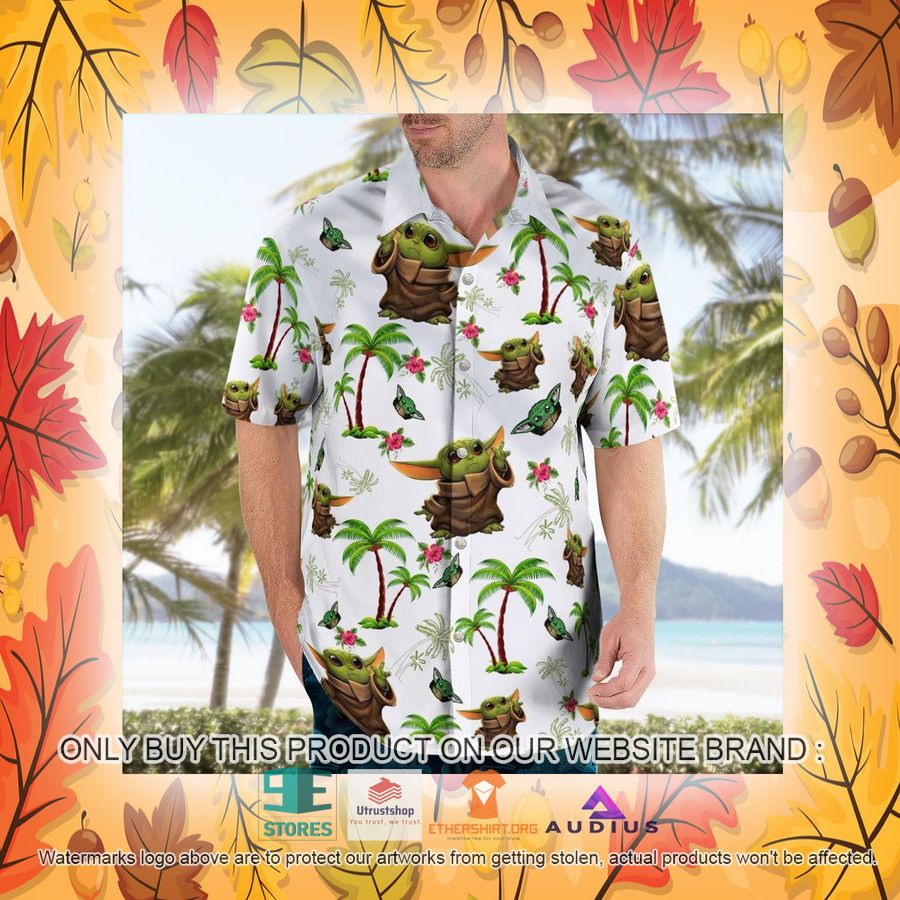 baby yoda tropical pattern hawaii shirt shorts 22 98243