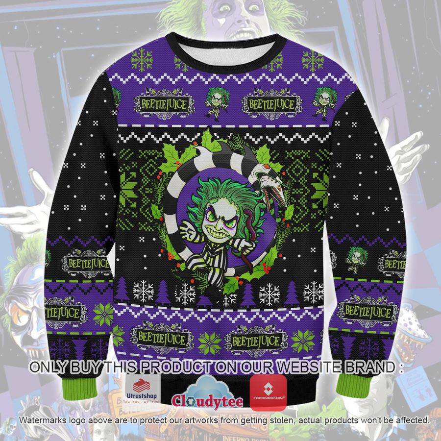 beetle juice ugly christmas sweater 2 66284