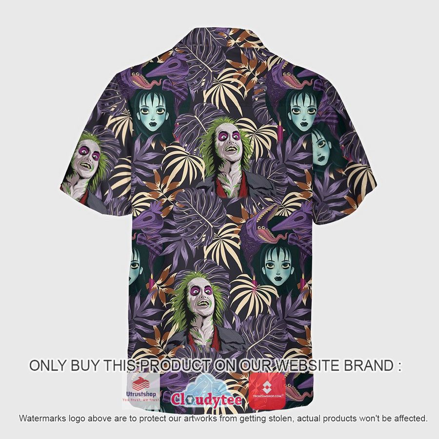 beetlejuice tropical purple hawaiian shirt 3 38437