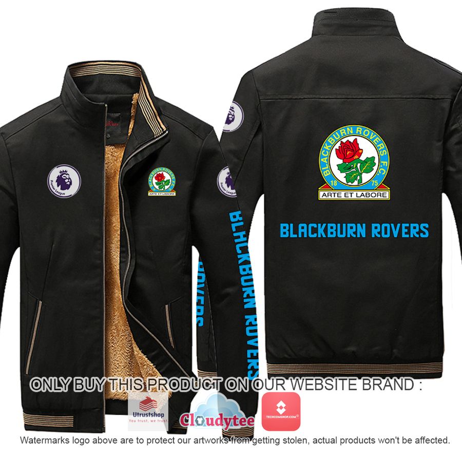blackburn rovers premier league moutainskin leather jacket 2 48728