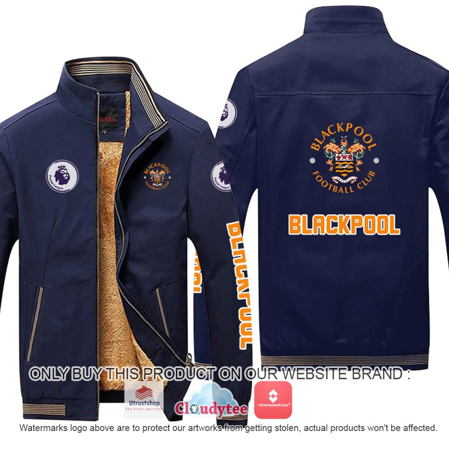 blackpool premier league moutainskin leather jacket 3 90425