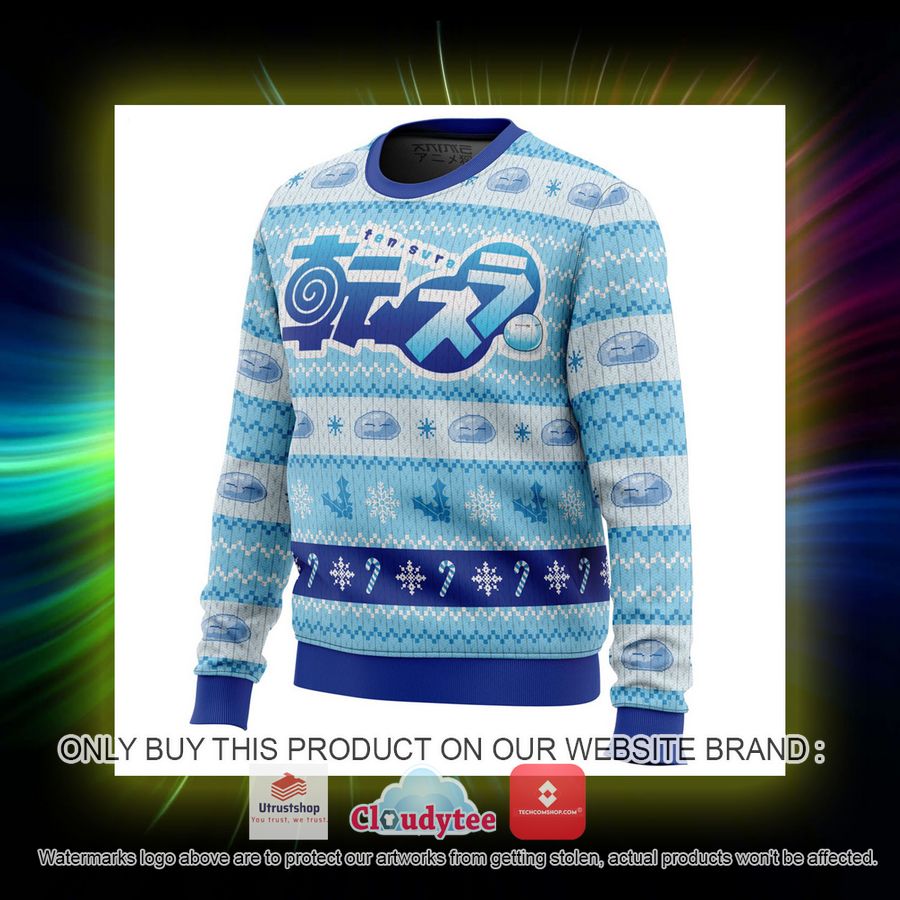 blue christmas that time i got reincarnated as a slime christmas sweater 13 82941