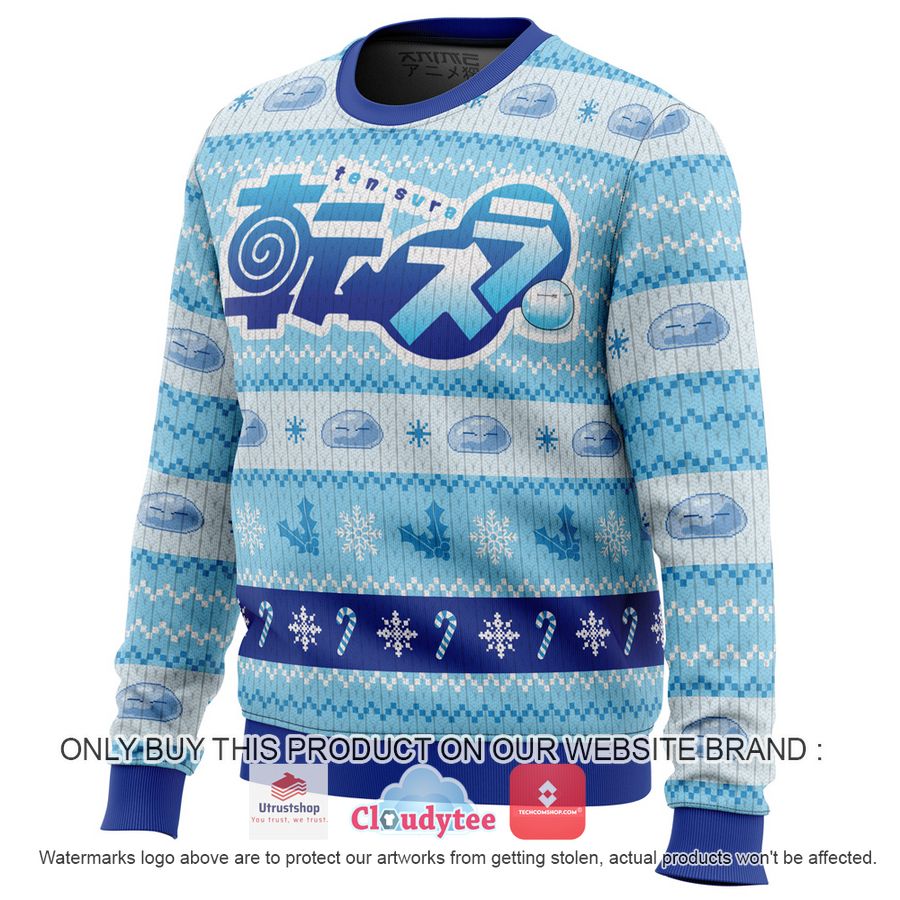 blue christmas that time i got reincarnated as a slime christmas sweater 8 62083