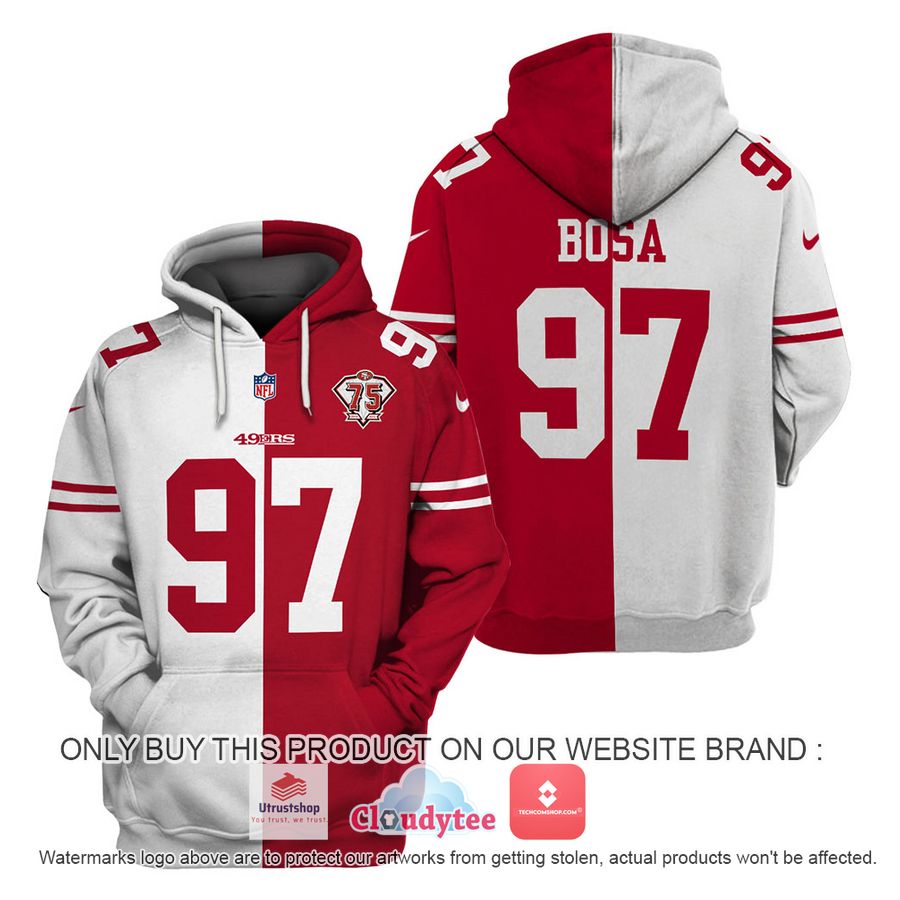 bosa 97 san francisco 49ers nfl hoodie shirt 1 92614