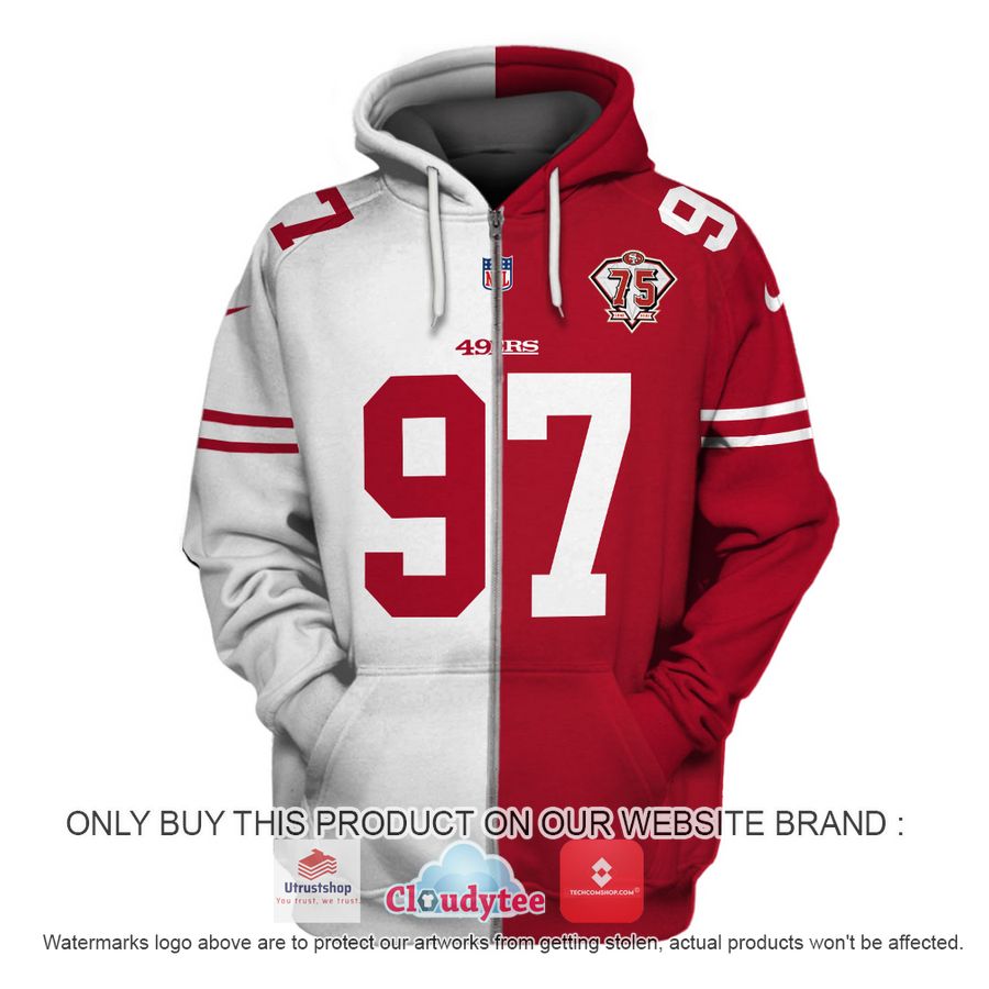 bosa 97 san francisco 49ers nfl hoodie shirt 2 20718