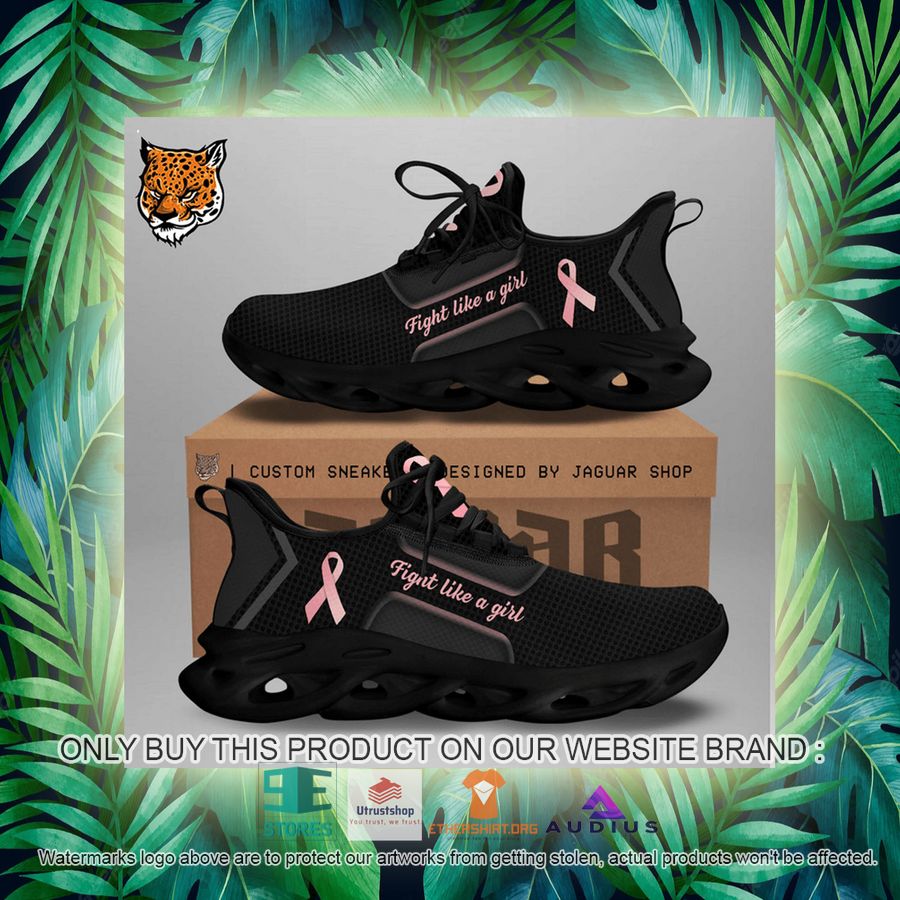 breast cancer awareness fight like a girl black max soul sneaker 9 7944