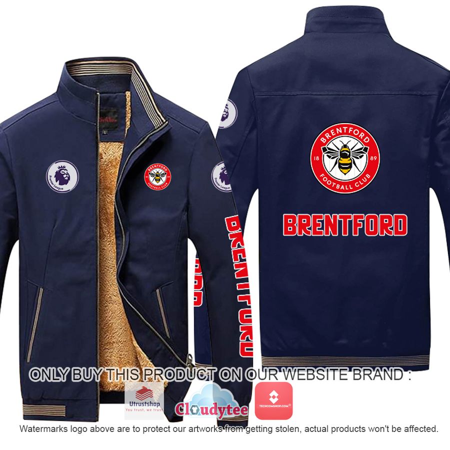 brentford premier league moutainskin leather jacket 3 3354
