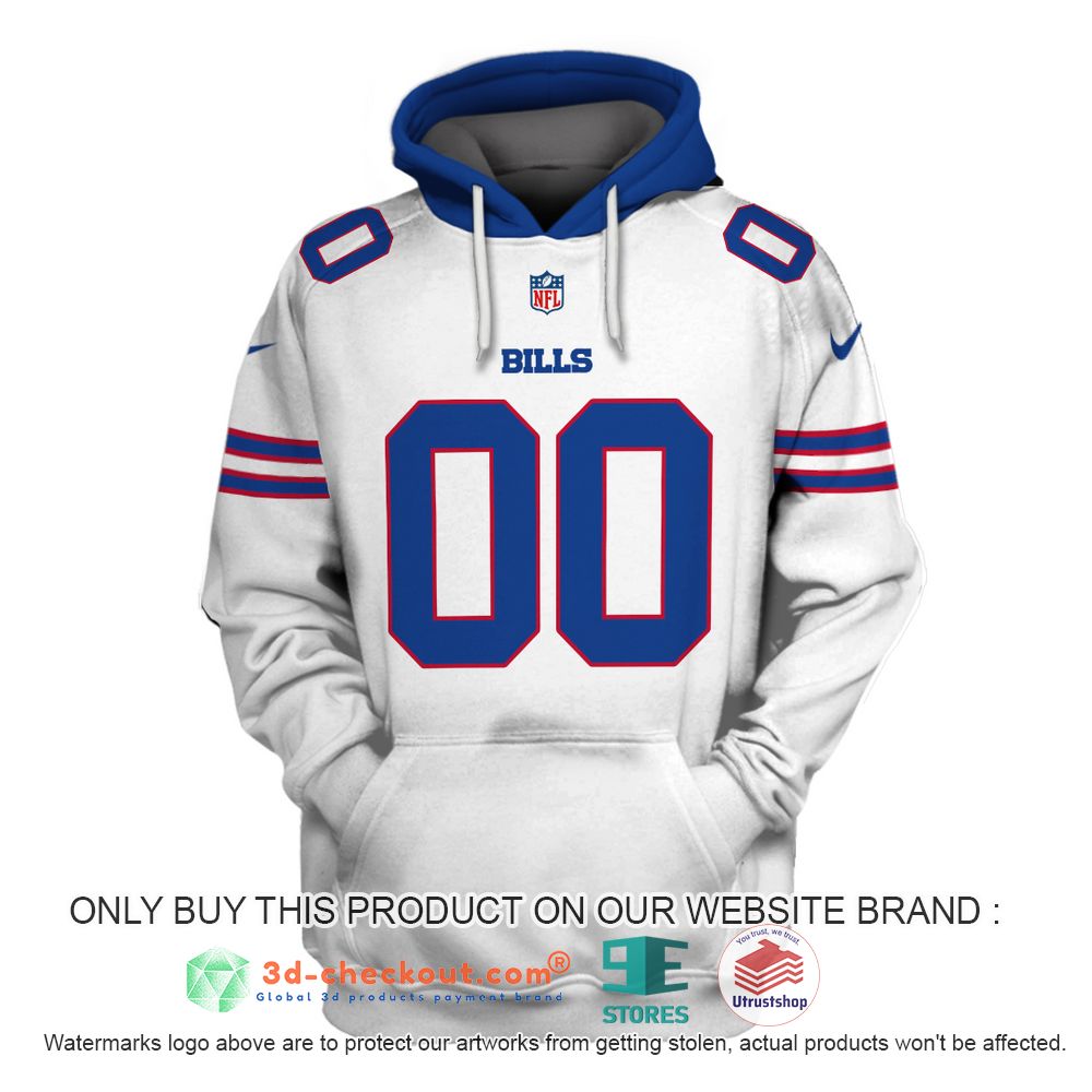 buffalo bills nfl personalized white blue 3d shirt hoodie 1 89441