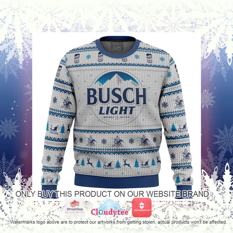 busch light ugly christmas sweater 1 42953