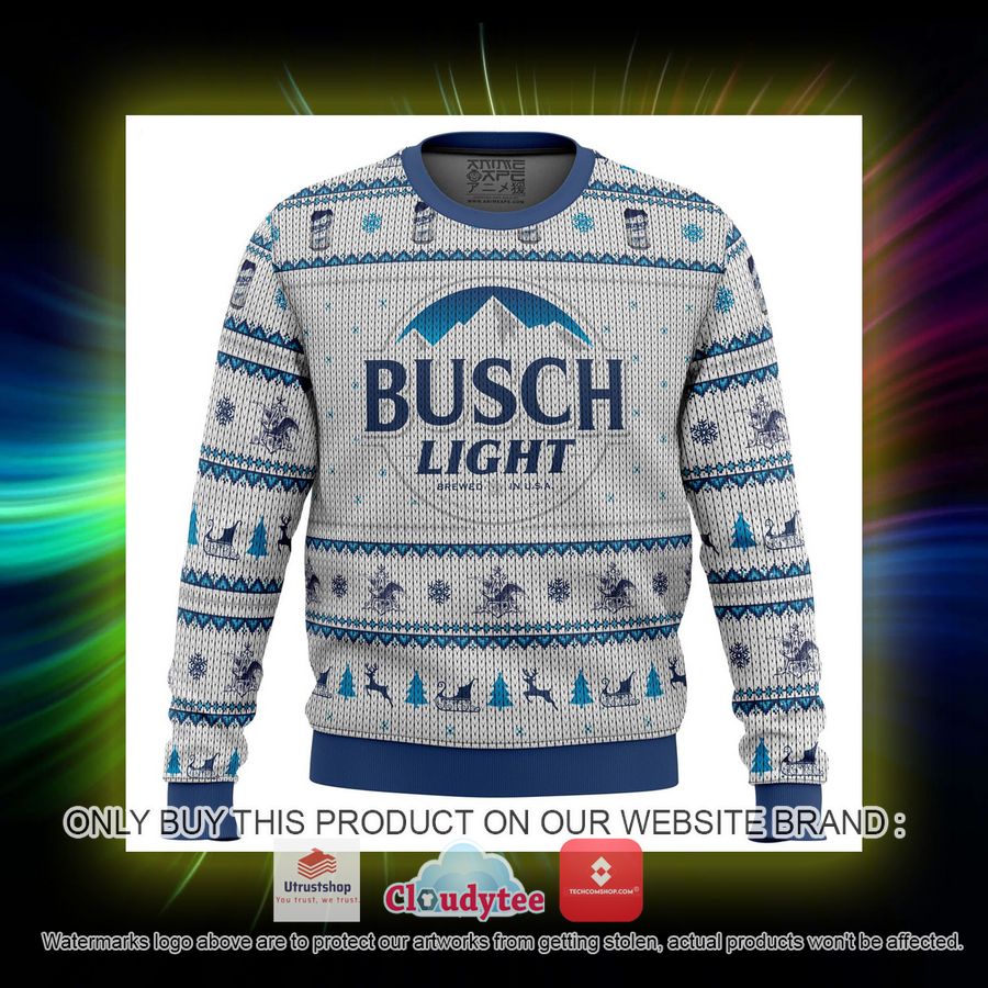 busch light ugly christmas sweater 3 65046