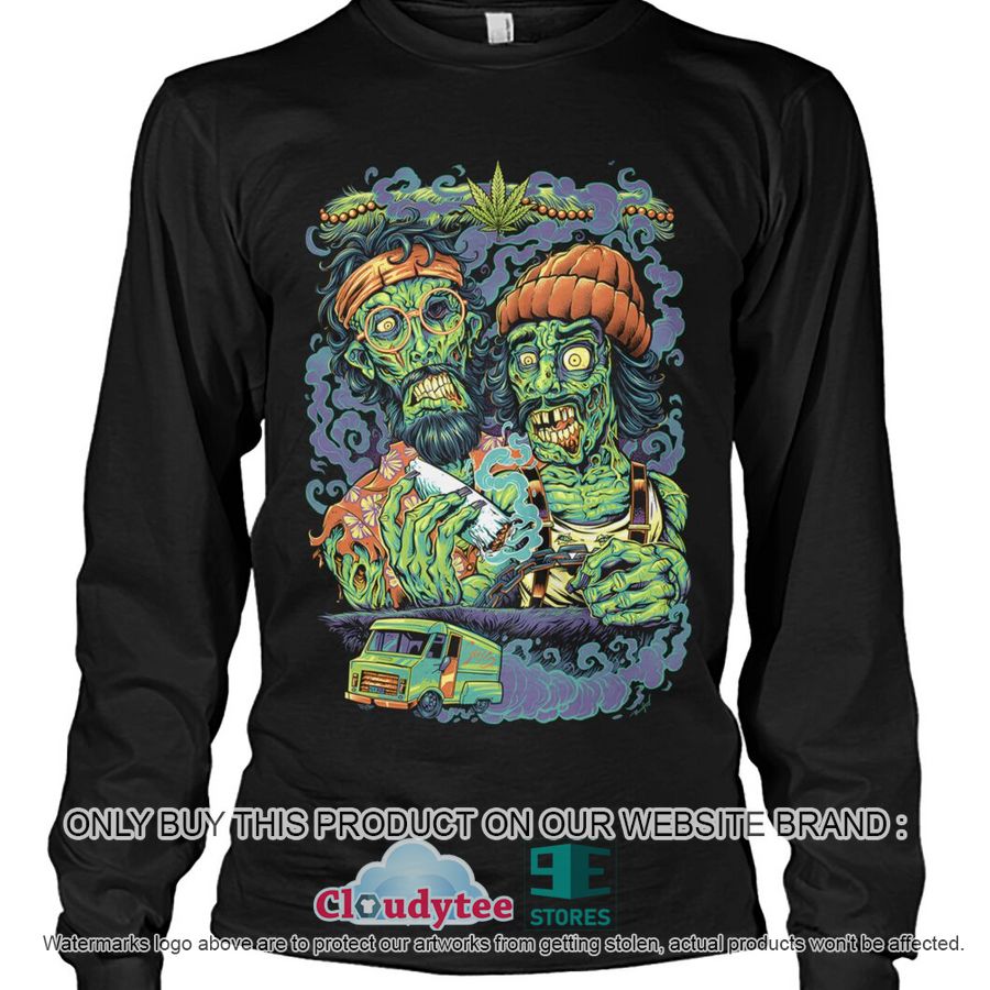 cheech and chong zombie cannabis 2d shirt hoodie 4 9097