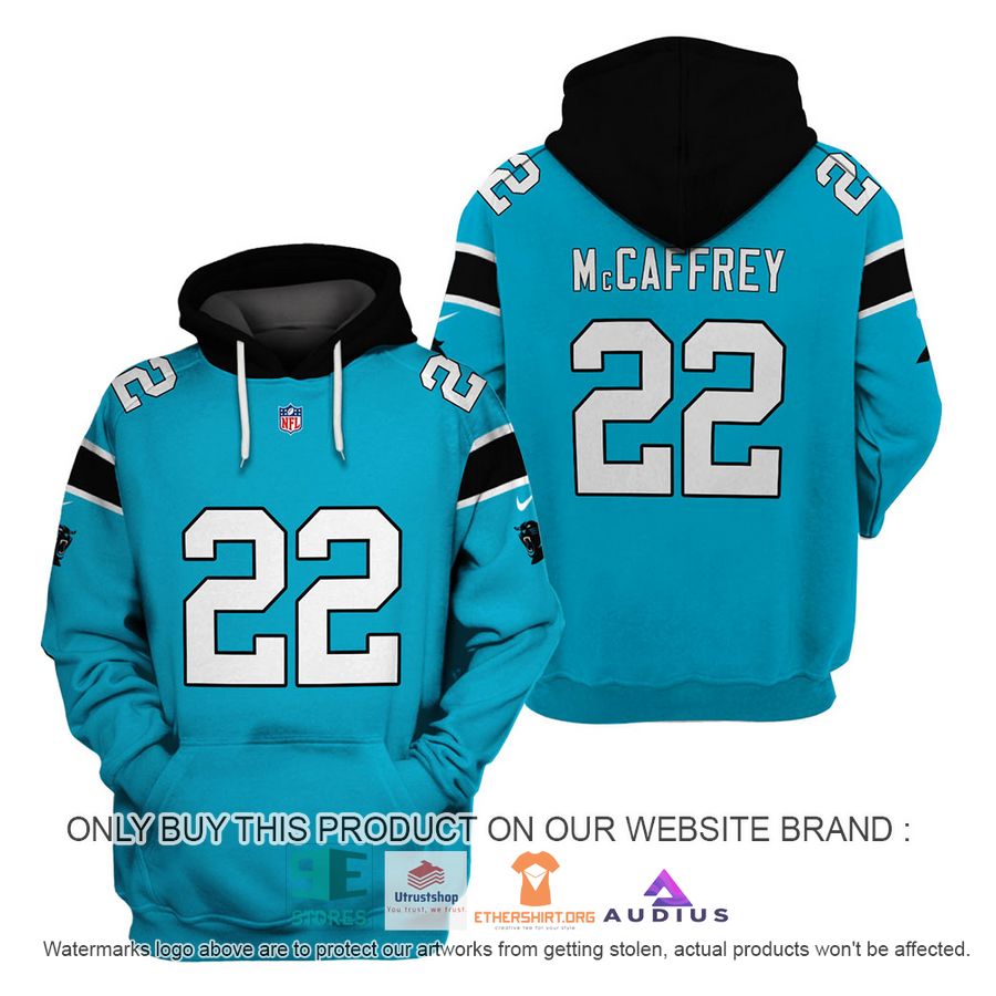 christian mccaffrey 22 carolina panthers blue hoodie shirt 1 61063