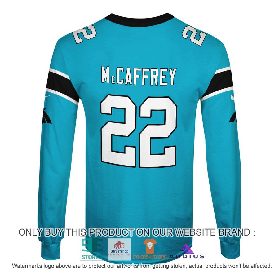 christian mccaffrey 22 carolina panthers blue hoodie shirt 6 8949