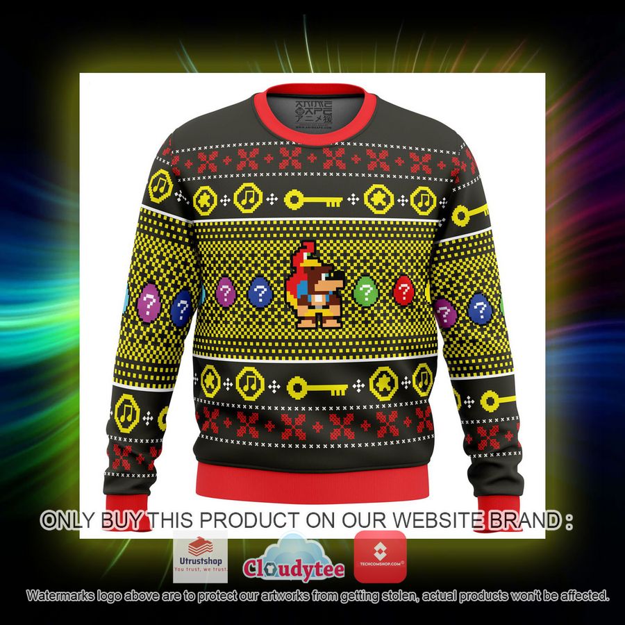 christmas bubble bobble ugly christmas sweater 3 39701